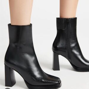 Steve Madden Freya Black Heeled Boots